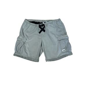 Zoic Vintage Bike Shorts Men’s XL Beige Cargo Lined Chamois Cotton-Adjustable